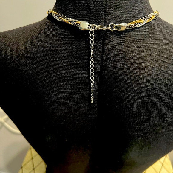 Tricolour long Necklace - Picture 2 of 6